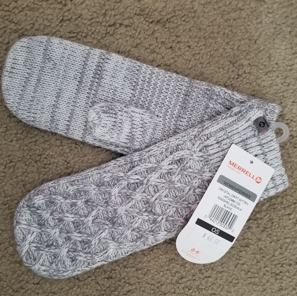 Merrell Crystal Drift Mittens in eggshell